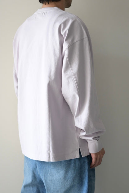 wonderland - Stitch L/S T-shirts [LIGHT GRAY]
