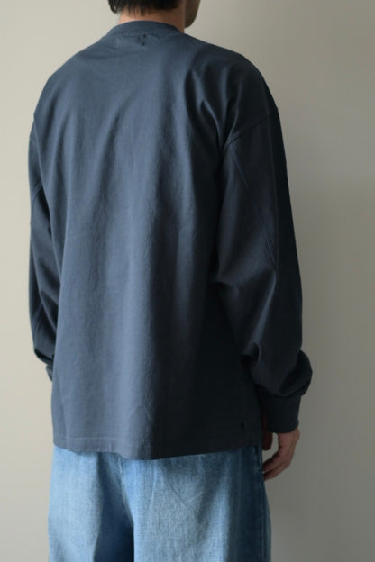 wonderland - Stitch L/S T-shirts [CHARCOAL]