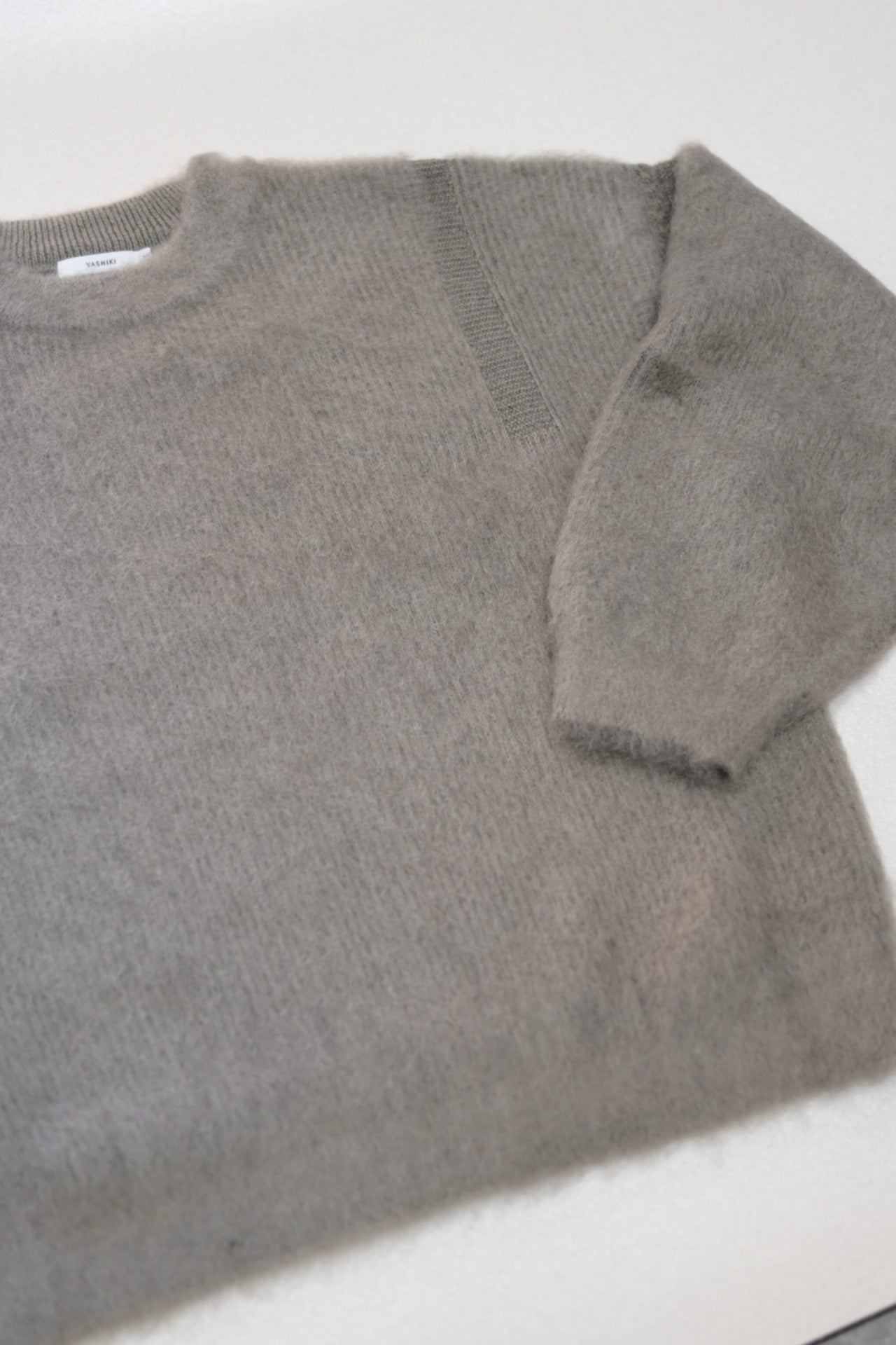 YASHIKI - Akane mohair Knit [BEIGE]