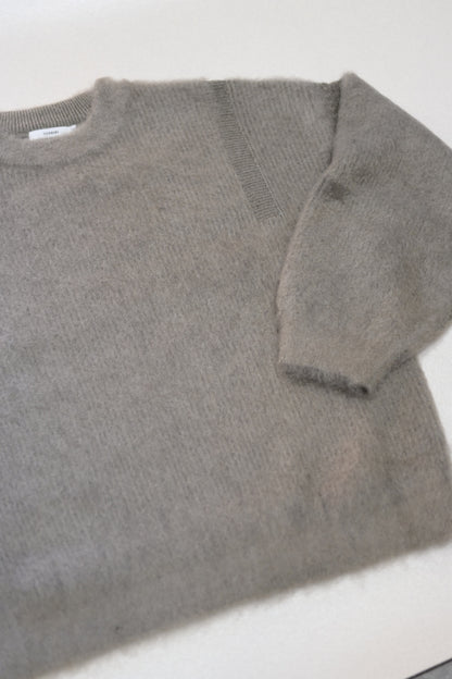 YASHIKI - Akane mohair Knit [BEIGE]